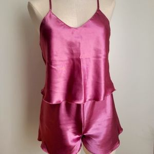Pink Satin Sleep Set